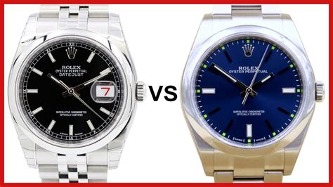 rolex datejust 36 vs oyster perpetual 39|rolex oyster perpetual 36mm review.